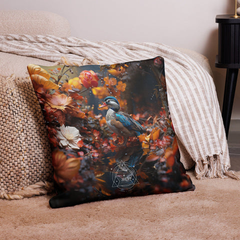 About my Brain Institute Cushion Covers Mandarin Duck Spirit Animal Cushion Covers