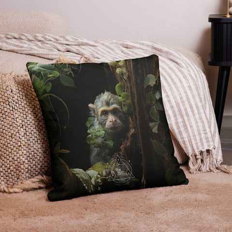 About my Brain Institute Cushion Covers Monkey Spirit Animal Cushion Covers