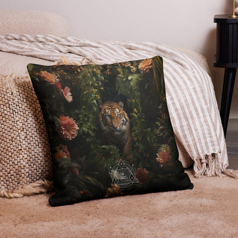 About my Brain Institute Cushion Covers Tiger Spirit Animal Cushion Covers