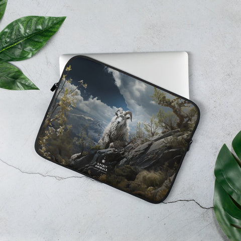 About my Brain Institute Laptop Sleeves 13″ Mountain Goat Spirit Animal Laptop Sleeve