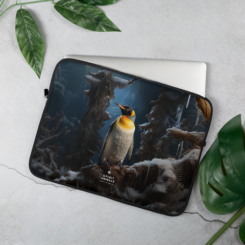 About my Brain Institute Laptop Sleeves 15″ Emperor Penguin Spirit Animal Laptop Sleeve
