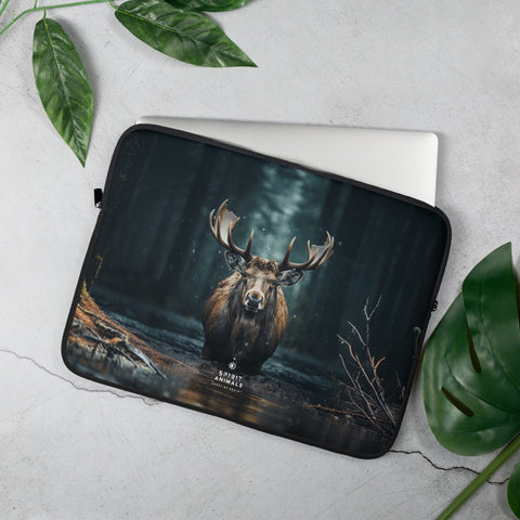 About my Brain Institute Laptop Sleeves 15″ Moose Spirit Animal Laptop Sleeve