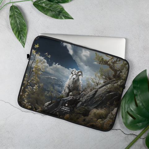 About my Brain Institute Laptop Sleeves 15″ Mountain Goat Spirit Animal Laptop Sleeve