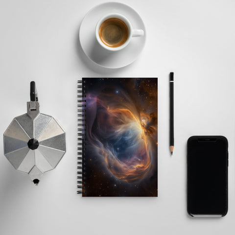 About my Brain Institute Notebooks Medusa Nebula Dreams Spiral notebook
