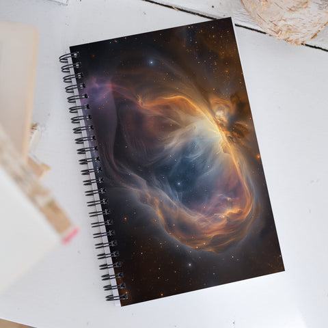 About my Brain Institute Notebooks Medusa Nebula Dreams Spiral notebook