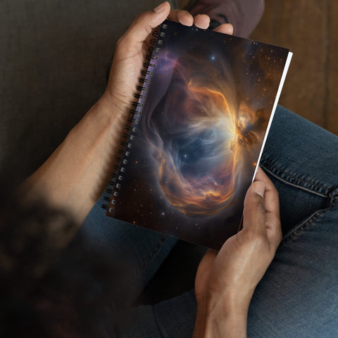 About my Brain Institute Notebooks Medusa Nebula Dreams Spiral notebook