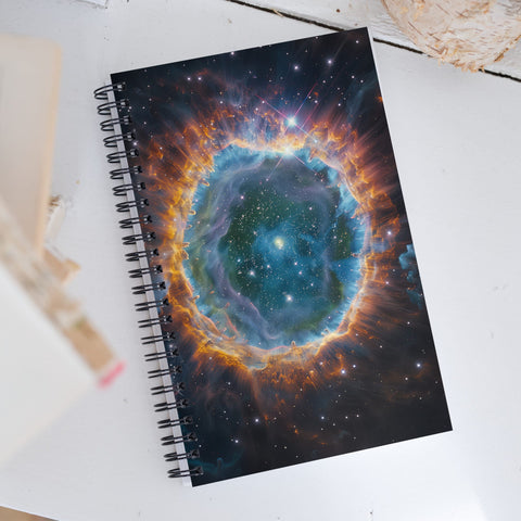 About my Brain Institute Notebooks Ring Nebula Dreams Spiral notebook