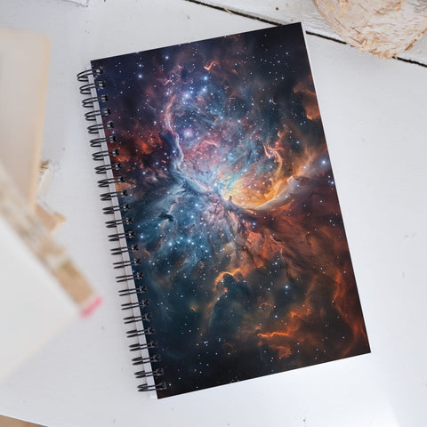 About my Brain Institute Notebooks Tarantula Nebula Dreams Spiral notebook