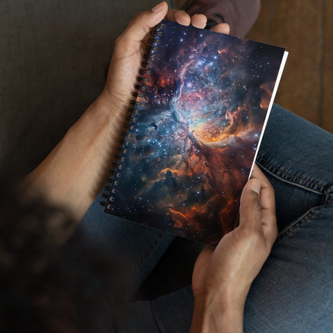 About my Brain Institute Notebooks Tarantula Nebula Dreams Spiral notebook