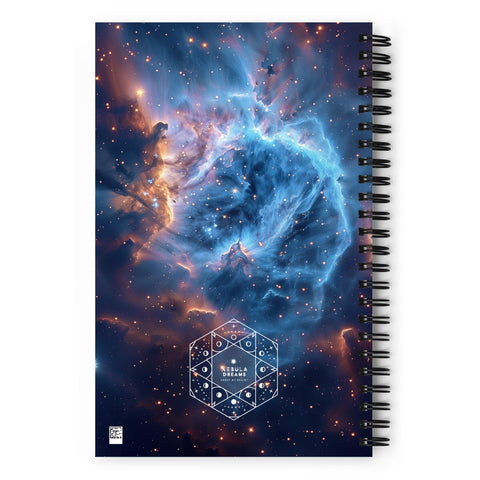 About my Brain Institute Notebooks Thors Helmet Nebula Dreams Spiral notebook