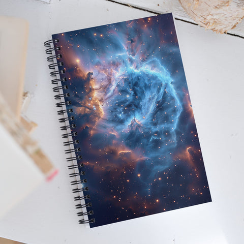 About my Brain Institute Notebooks Thors Helmet Nebula Dreams Spiral notebook