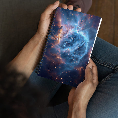 About my Brain Institute Notebooks Thors Helmet Nebula Dreams Spiral notebook