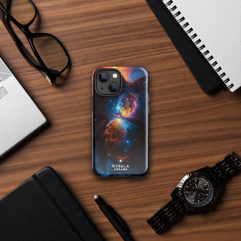 About my Brain Institute Phone Cases Glossy / iPhone 13 mini Crab Nebula Dreams Tough Case for iPhone®