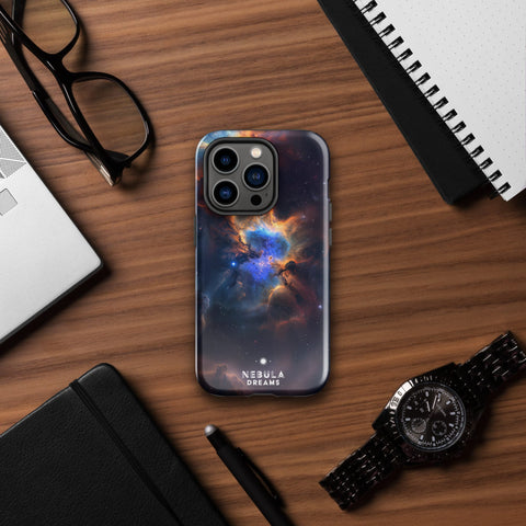 About my Brain Institute Phone Cases Glossy / iPhone 14 Pro Pacman Nebula Dreams Tough Case for iPhone®