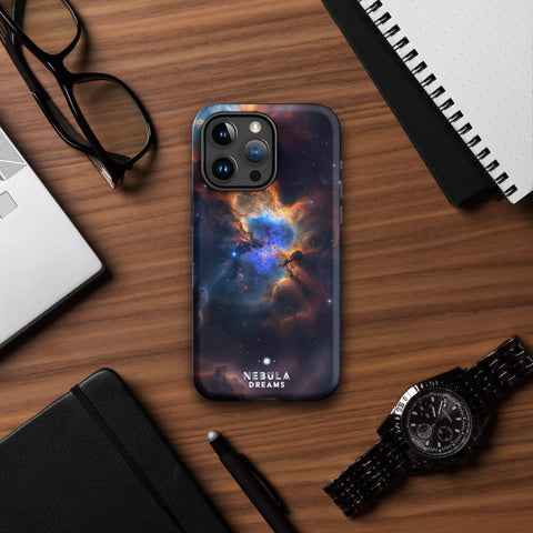About my Brain Institute Phone Cases Matte / iPhone 15 Pro Max Pacman Nebula Dreams Tough Case for iPhone®
