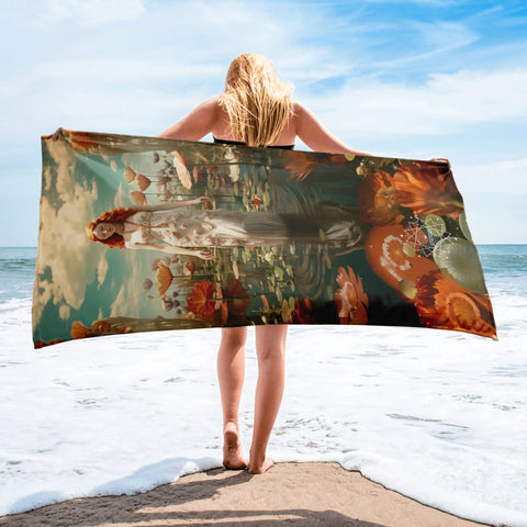 About my Brain Institute Towels Aine Goddess Lightweight Beach Towel