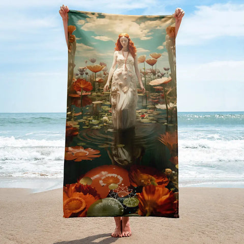 About my Brain Institute Towels Aine Goddess Lightweight Beach Towel