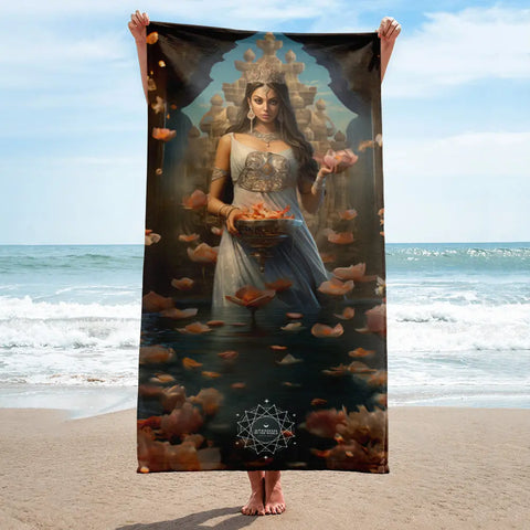 About my Brain Institute Towels Anahita Goddess Lightweight Beach Towel
