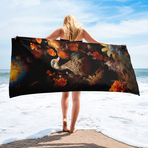 About my Brain Institute Towels Goose Spirit Animal Lightweight Beach Towel