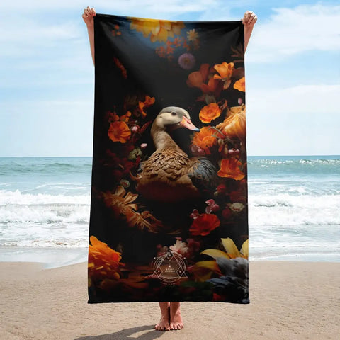 About my Brain Institute Towels Goose Spirit Animal Lightweight Beach Towel