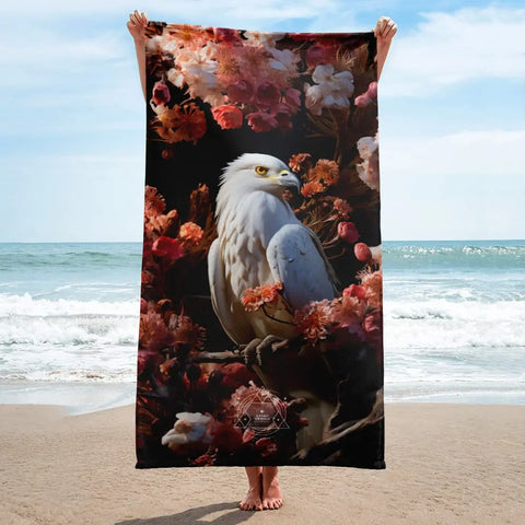 About my Brain Institute Towels Hawk Spirit Animal Lightweight Beach Towel