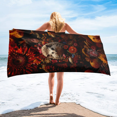 About my Brain Institute Towels Hedgehog Spirit Animal Lightweight Beach Towel