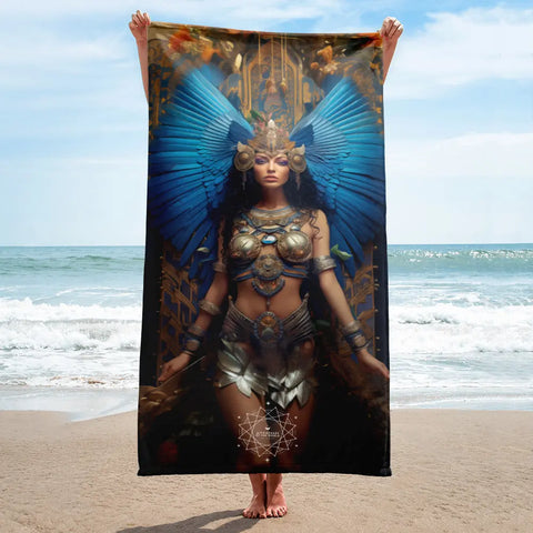 About my Brain Institute Towels Isis Goddess Lightweight Beach Towel