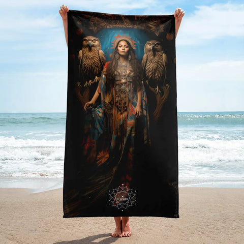 About my Brain Institute Towels Jaci Goddess Lightweight Beach Towel