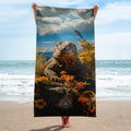 About my Brain Institute Towels Komodo Dragon Spirit Animal Lightweight Beach Towel