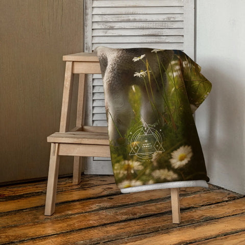 About my Brain Institute Towels Lamb Spirit Animal Lightweight Beach Towel