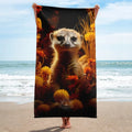 About my Brain Institute Towels Meerkat Spirit Animal Lightweight Beach Towel