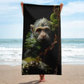 About my Brain Institute Towels Monkey Spirit Animal Lightweight Beach Towel