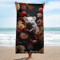 About my Brain Institute Towels Mouse Spirit Animal Lightweight Beach Towel