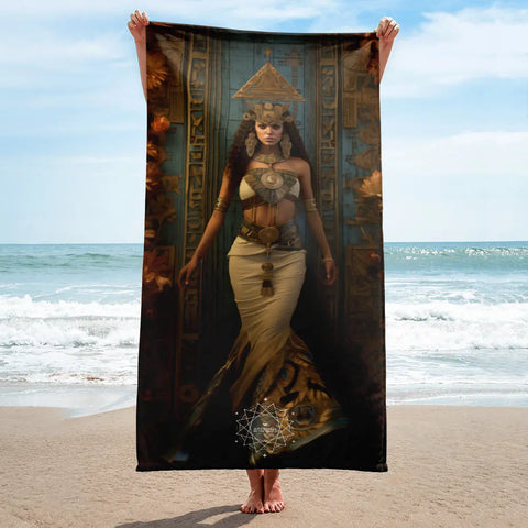 About my Brain Institute Towels Nisaba Goddess Lightweight Beach Towel