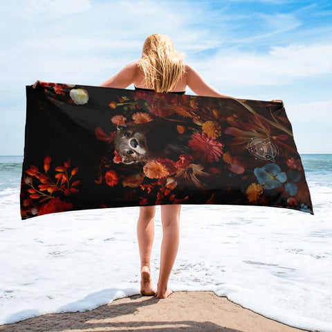 About my Brain Institute Towels Otter Spirit Animal Lightweight Beach Towel