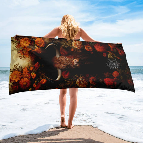 About my Brain Institute Towels Ox Spirit Animal Lightweight Beach Towel