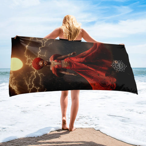 About my Brain Institute Towels Oya Goddess Lightweight Beach Towel