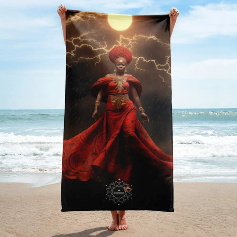 About my Brain Institute Towels Oya Goddess Lightweight Beach Towel