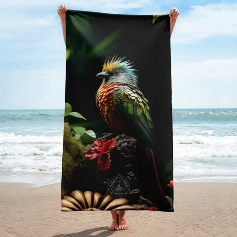 About my Brain Institute Towels Quetzal Spirit Animal Lightweight Beach Towel