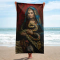 About my Brain Institute Towels Sahmeran Goddess Lightweight Beach Towel