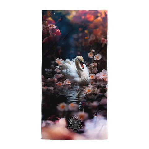 About my Brain Institute Towels Swan Spirit Animal Lightweight Beach Towel