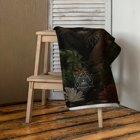 About my Brain Institute Towels Tiger Spirit Animal Lightweight Beach Towel