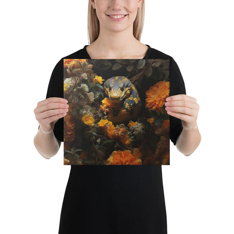 About my Brain Institute Wall Art 12″×12″ Anaconda Spirit Animal Canvas