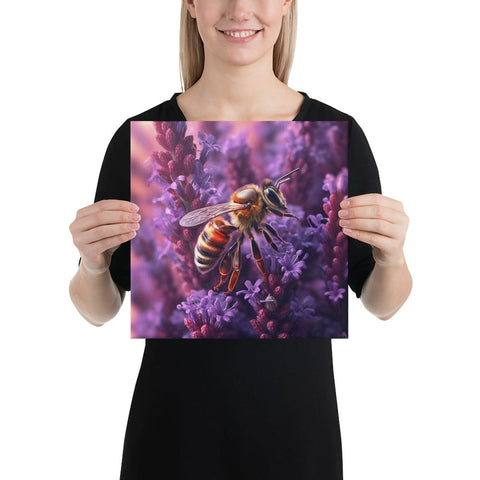 About my Brain Institute Wall Art 12″×12″ Bee Spirit Animal Canvas