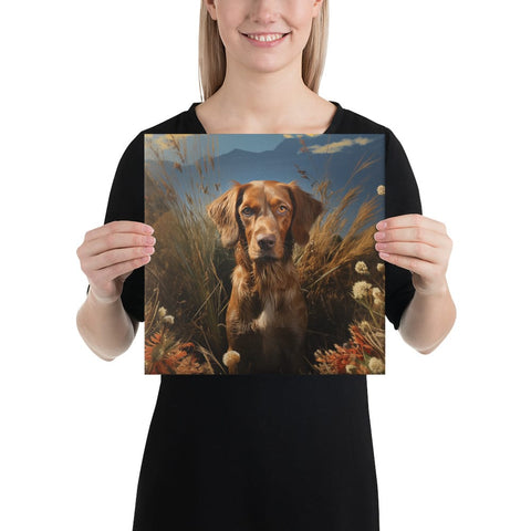About my Brain Institute Wall Art 12″×12″ Dog Spirit Animal Canvas