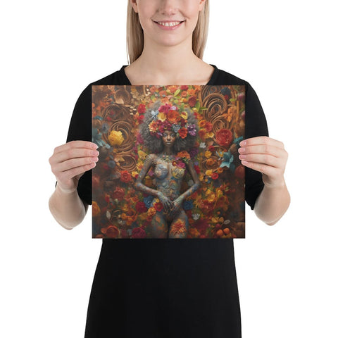About my Brain Institute Wall Art 12″×12″ Ezili Goddess Canvas