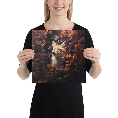About my Brain Institute Wall Art 12″×12″ Fox Spirit Animal Canvas