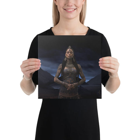 About my Brain Institute Wall Art 12″×12″ Hine-Nui-Te-Pō Goddess Canvas