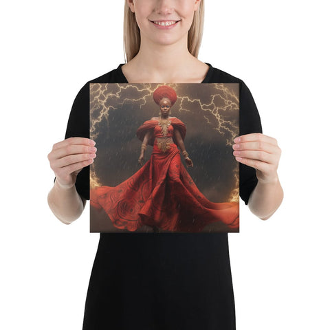 About my Brain Institute Wall Art 12″×12″ Oya Goddess Canvas