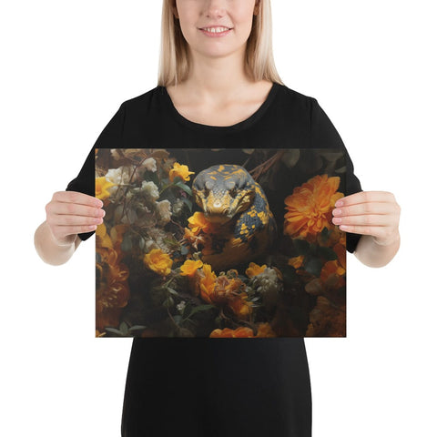 About my Brain Institute Wall Art 12″×16″ Anaconda Spirit Animal Canvas